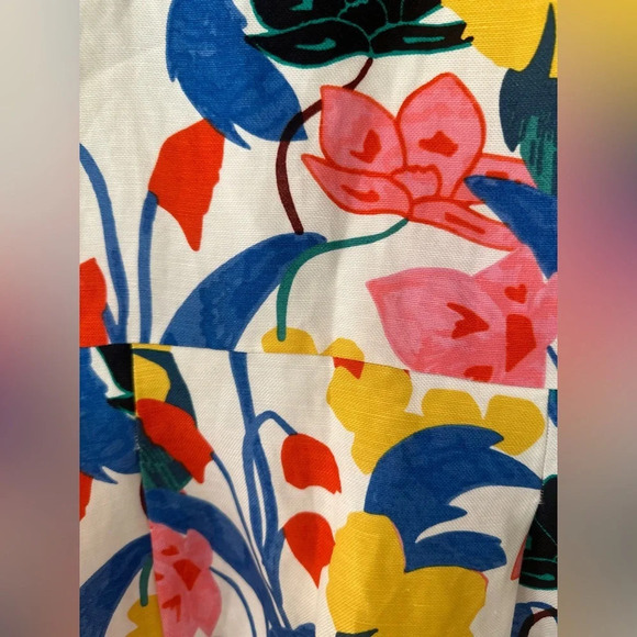 J. Crew Morning Floral All-Occasion Dress multi color fit & flare dress Size 00 - Picture 4 of 14